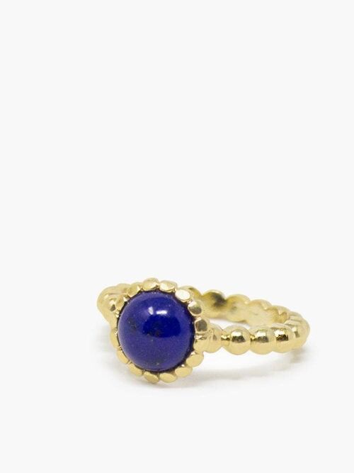 8mm. Lapis Stacking Ring