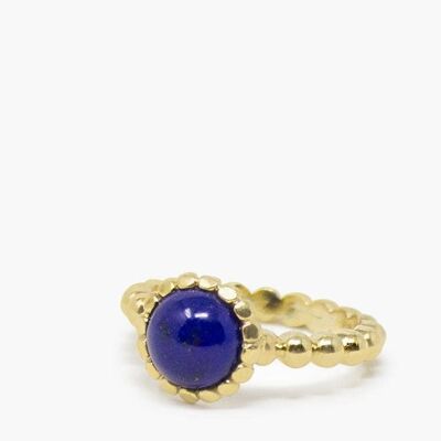 8mm. Lapis Stacking Ring