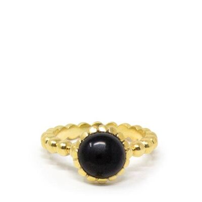 8mm. Onyx Stacking Ring