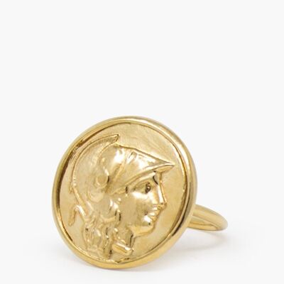 Vergoldeter Athena-Ring