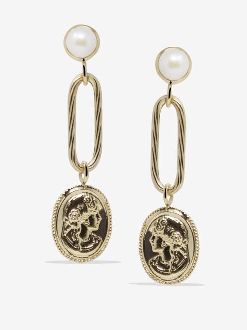 Beatrice Gold-plated Drop Earrings
