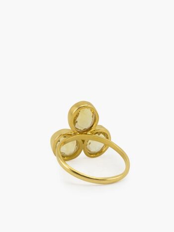 Bague Quartz Citrine Capri 3