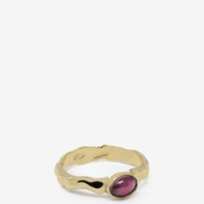 Cosmo Gold-plated Rhodolite Ring
