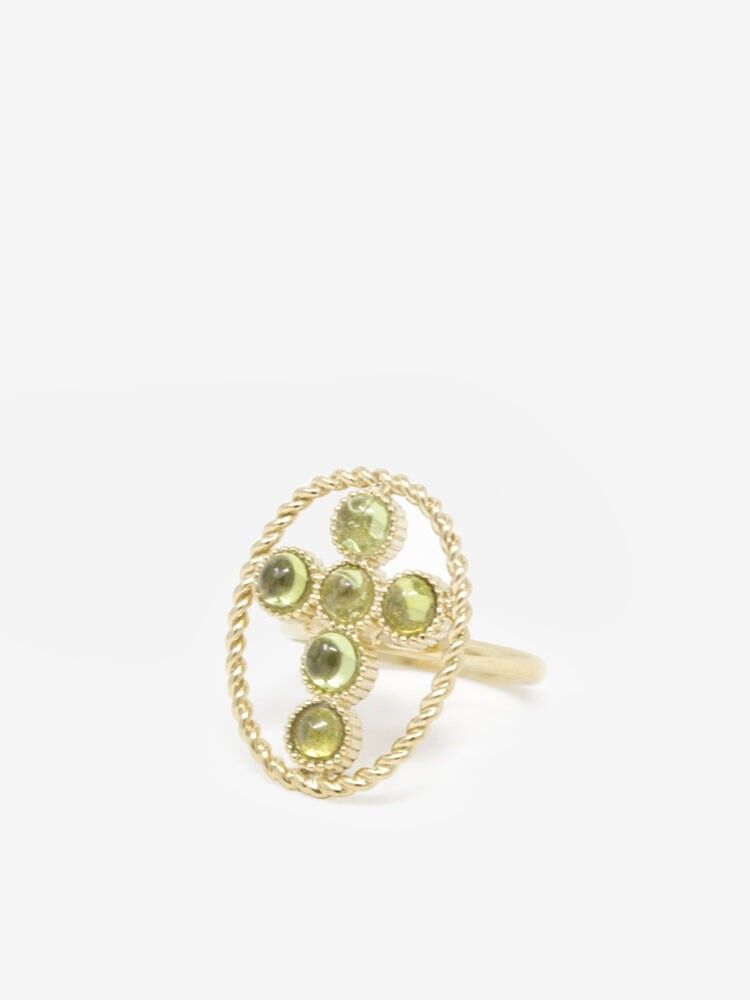 Hope Vergoldeter Peridot-Ring