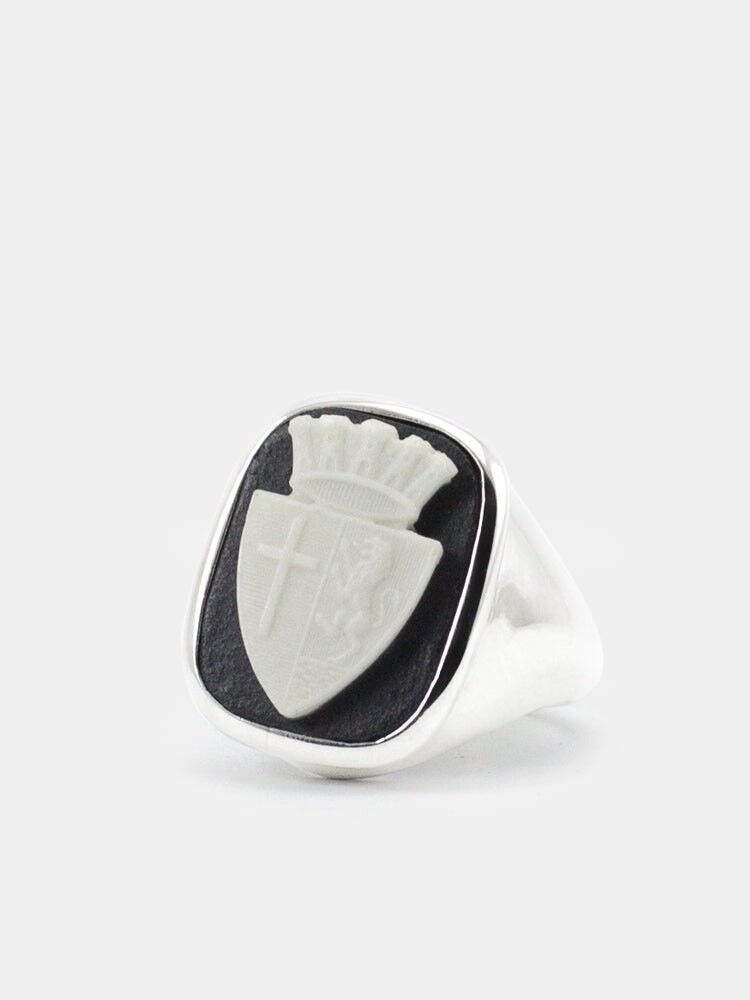 Insignia Cameo Signet Ring