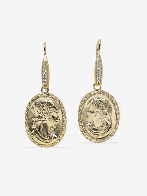 Proserpine Gold-plated Earrings