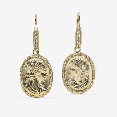 Proserpine Gold-plated Earrings