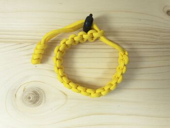 Bracelet en paracorde jaune Rubberducky 4