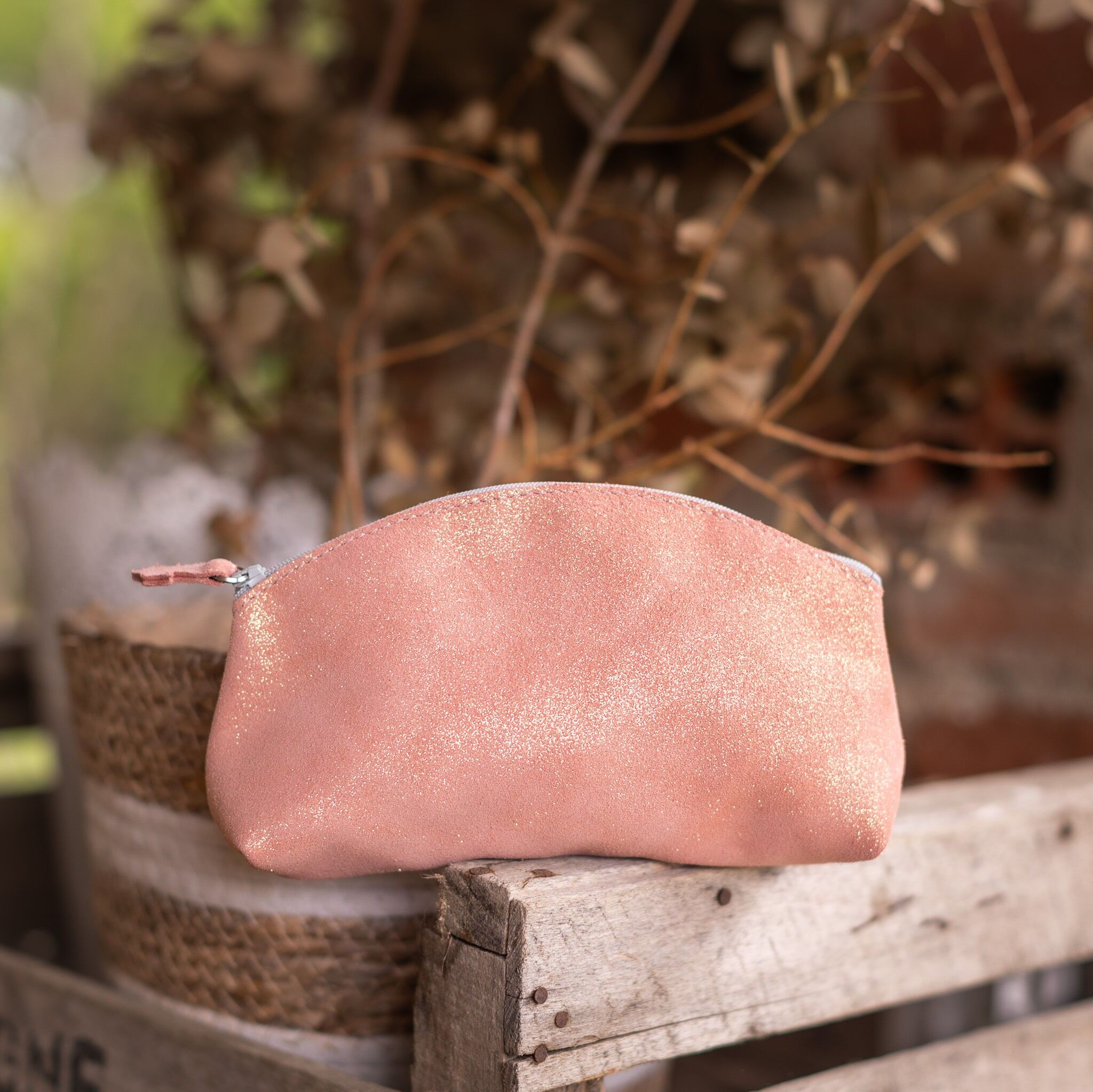 Maxi-Schatztruhe aus glitzerndem Leder