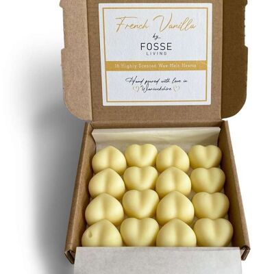 French Vanilla  Soy Wax Melts: Natural, Plastic-Free & Highly Scented 16 Pack
