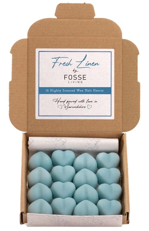 Fresh Linen Soy Wax Melts: Natural, Plastic-Free & Highly Scented 16 Pack