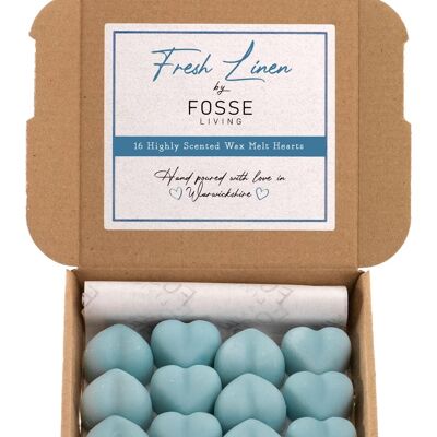 Fresh Linen Soy Wax Melts: Natural, Plastic-Free & Highly Scented 16 Pack