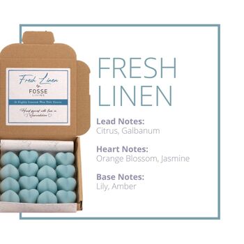 Fresh Linen Soy Wax Melts : Naturel, sans plastique et très parfumé Lot de 16 2