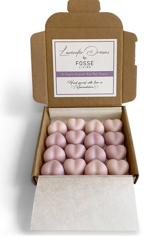 Lavender Dreams Soy Wax Melts: Natural, Plastic-Free & Highly Scented 16 Pack