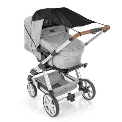 ShineSafe Toldo para carro de bebé, negro