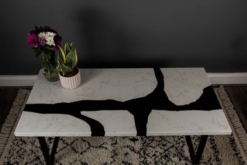 Coffee Table - Granite Epoxy River Table