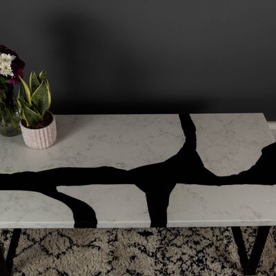 Coffee Table - Granite Epoxy River Table