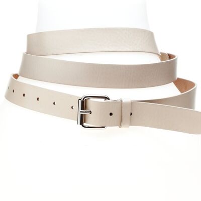 Belt 30498 Plain - Ecru/Plain - One size