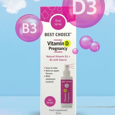Best Choice Vitamin D Pregnancy Oral Spray 25ml