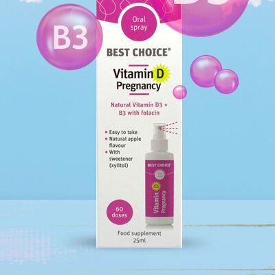 Best Choice Vitamin D Pregnancy Oral Spray 25ml