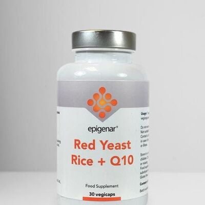 Epigenar Red Yeast Rice + Q10 - 30 Capsules | 30 Day Supply
