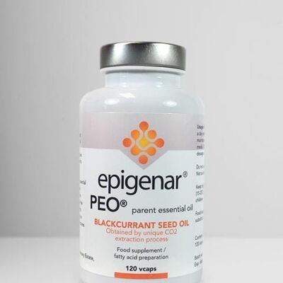 Epigenar PEO Blackcurrant Seed Oil - 120 Vegicapsules | 20 - 30 Day Supply