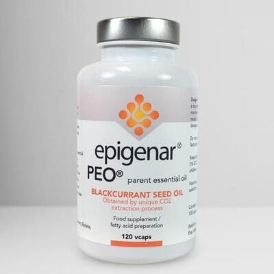 Epigenar PEO Blackcurrant Seed Oil - 120 Vegicapsules | 20 - 30 Day Supply