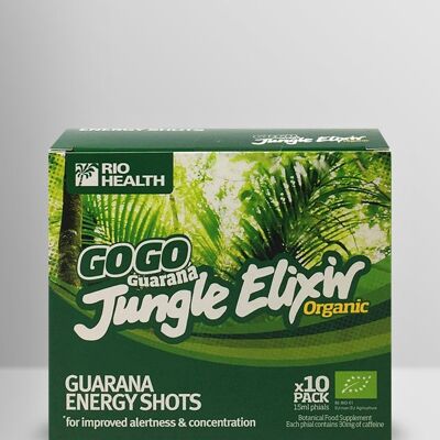 Organic GoGo Guaraná Jungle Elixir 10x15ml Phials