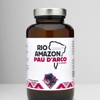 Pau d'Arco Extract 500mg - 120 Capsules | 120 Day Supply