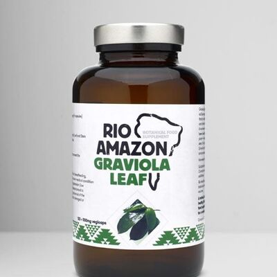 Graviola / Soursop Leaf (500mg) - 120 Capsules | 60 Day Supply