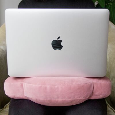 CLOUDushion - Oreiller protecteur pour ordinateur portable en forme de nuage - Rose