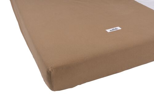 WASHED COTTON BEDSHEET camel S-0-2 years