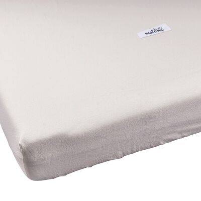 WASHED COTTON BEDSHEET natural L-0-4 years
