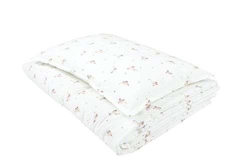 COTTON BEDDING SET GOOSE SIZE-L--2-4 years