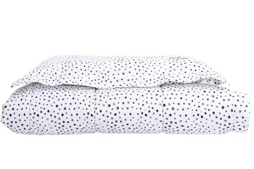 COTTON BEDDING SET DOTS -M--1-2 years