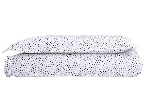 COTTON BEDDING SET DOTS -L--2-4 years