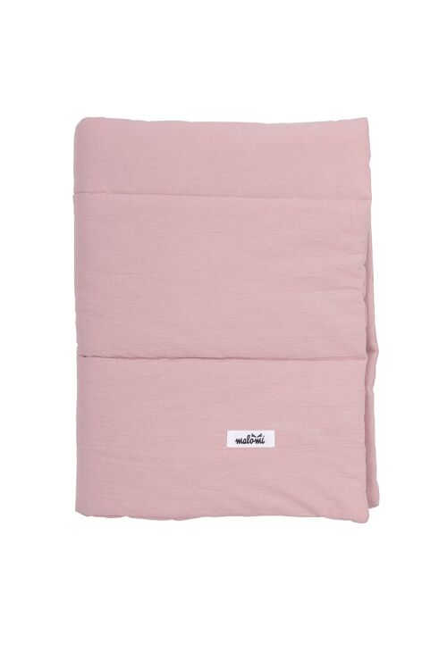 WASHED COTTON QUILT DUSTY PINK M-1-2 years