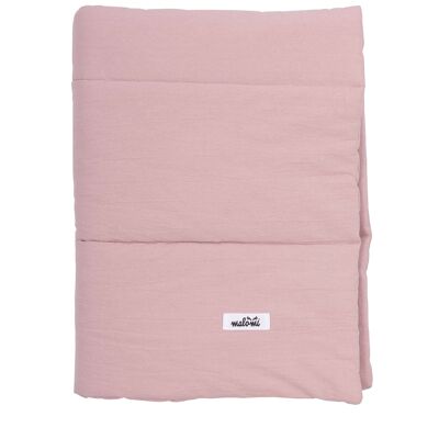 WASHED COTTON QUILT DUSTY PINK M-1-2 years