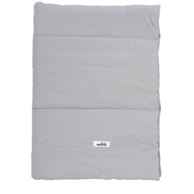 WASHED COTTON QUILT GREY L-2-4 years