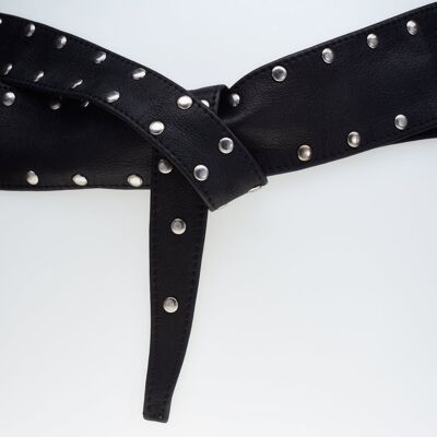 Belt 50788 Studs - Black/Silver - One size