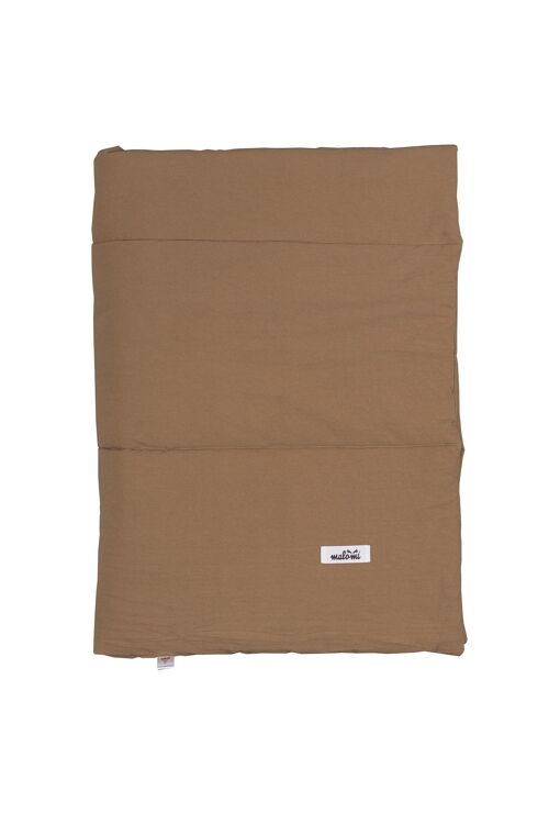 WASHED COTTON QUILT CAMEL XXL-6-99 years