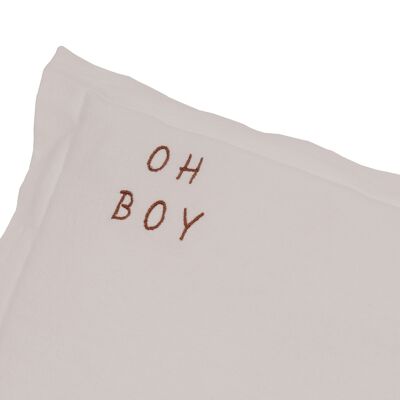 WASHED COTTON PILLOW OH BOY NATURAL S-0-1 years