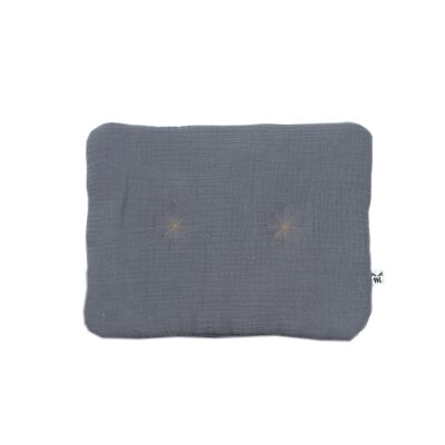 MUSLIN PILLOW GREY-0-2 years