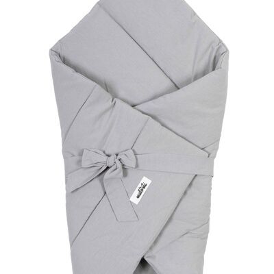 BABY HORN/QUILT WASHED COTTON GREY-0-1 year