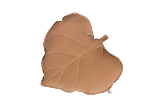 LEAF PILLOW CAMEL-0-99 years