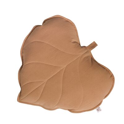COUSSIN FEUILLE CAMEL-0-99 ans