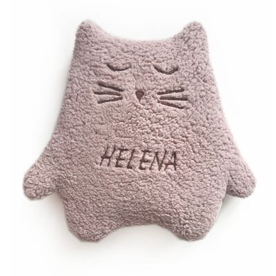 CUDDLY TOY/THERMO KITTEN "NOME" ROSA POLVERE-0-6 anni