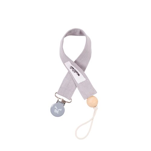 PACIFIER CLIP GREY-0-3 years