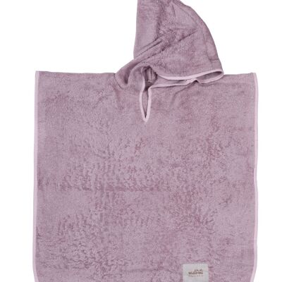 BAMBOO PONCHO DUSTY PINK-2-10 years