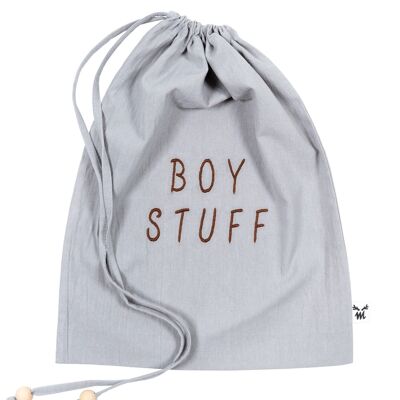 BOLSO BOY STUFF GRIS-2-8 años